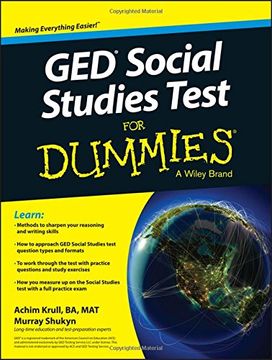 portada Ged Social Studies For Dummies (in English)