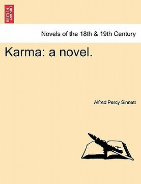portada karma: a novel. (in English)