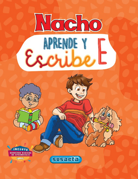 portada Nacho aprende y escribe E