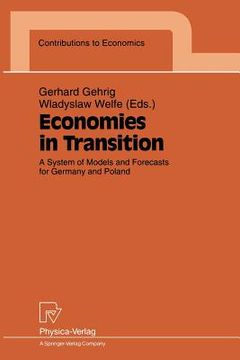 portada economies in transition: a system of models and forecasts for germany and poland (en Inglés)