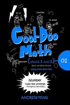 portada Cool-Doo Math: Grade 1&2 - Vol.1 - Black & White Version (en Inglés)