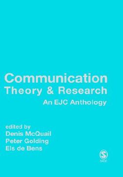 portada communication theory and research: an ejc anthology (in English)