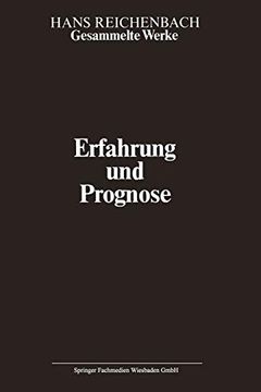 portada Erfahrung und Prognose: Eine Analyse der Grundlagen und der Struktur der Erkenntnis (in German)