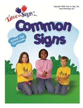portada School Age Curriculum: Common Signs (en Inglés)