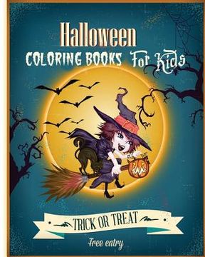portada Halloween Coloring Books For Kids (en Inglés)