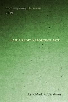 portada Fair Credit Reporting Act (in English)