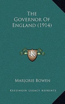 portada the governor of england (1914) (en Inglés)