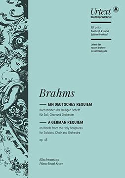 portada A German Requiem op. 45 (en Alemán)