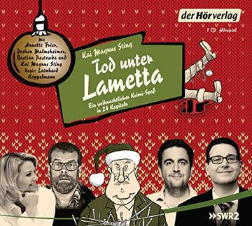 portada Tod Unter Lametta: Ein Weihnachtlicher Krimi-Spaß in 24 Kapiteln (en Alemán)
