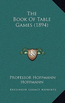 portada the book of table games (1894) (en Inglés)