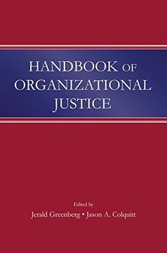 portada Handbook Of Organizational Justice (in English)