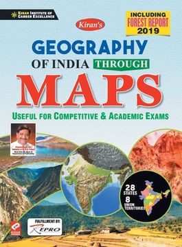 portada Geography of India Through Map (Eng) (in English)