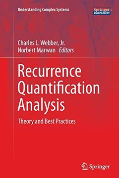portada Recurrence Quantification Analysis: Theory and Best Practices (Understanding Complex Systems) (en Inglés)