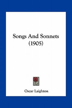 portada songs and sonnets (1905)