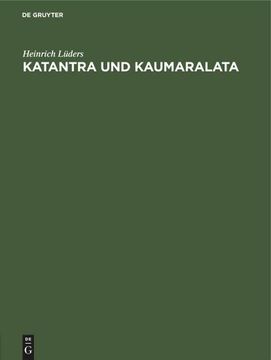 portada Katantra und Kaumaralata (en Alemán)