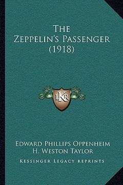 portada the zeppelin's passenger (1918) (in English)