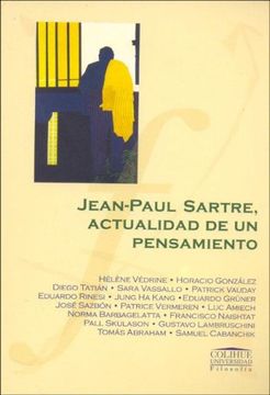 portada Jean-Paul Sartre, Actualidad de un Pensamiento