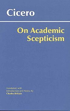 portada On Academic Scepticism (en Inglés)
