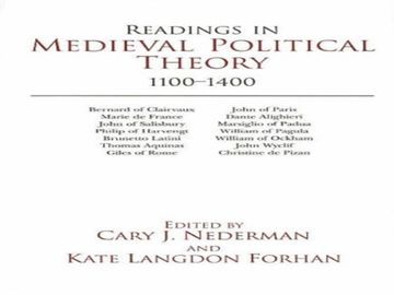 portada Readings in Medieval Political Theory, 1100-1400