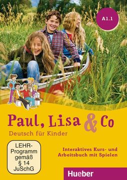 portada Paul, Lisa & co A1/1: Deutsch für Kinder. Deutsch als Fremdsprache / Interaktives Kurs- und Arbeitsbuch mit Spielen? Dvd-Rom (in German)