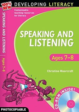 portada Speaking and Listening: Ages 7-8 (100% New Developing Literacy)