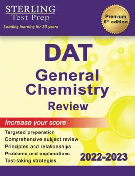 portada Sterling Test Prep dat General Chemistry Review: Complete Subject Review (en Inglés)