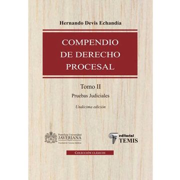 portada Compendio De Derecho Procesal Tomo Ii Pruebas Judiciales (in Spanish)