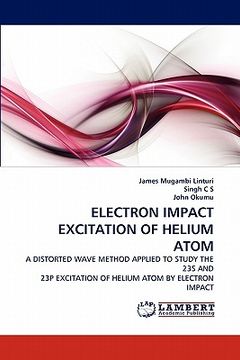 portada electron impact excitation of helium atom (en Inglés)