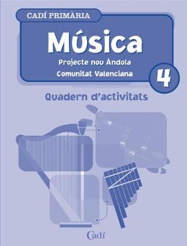 portada Música 4º Primària. Quadern D'activitats. Projecte nou Ándola. Comunitat Valenciana - 9788447402434