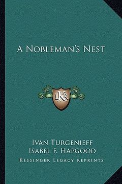 portada a nobleman's nest a nobleman's nest (en Inglés)