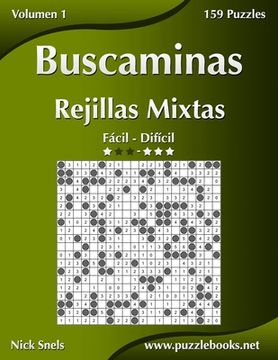 portada Buscaminas Rejillas Mixtas - De Fácil a Difícil - Volumen 1 - 156 Puzzles (in Spanish)