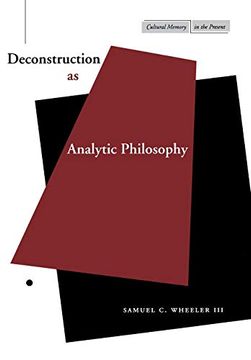 portada Deconstruction as Analytic Philosophy (en Inglés)