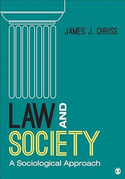 portada Law and Society: A Sociological Approach (in English)
