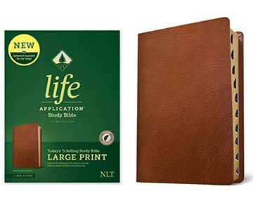 portada Nlt Life Application Study Bible, Third Edition, Large Print 