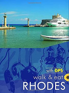 portada Rhodes Walk and eat Sunflower Guide: Walks, Restaurants and Recipes (en Inglés)