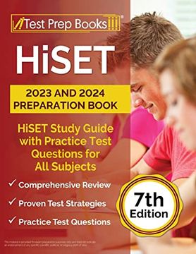 portada Hiset 2023 and 2024 Preparation Book: Hiset Study Guide With Practice Test Questions for all Subjects [7Th Edition] 