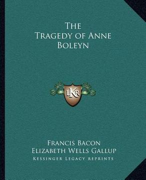 portada the tragedy of anne boleyn