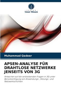 portada Apsen-Analyse Für Drahtlose Netzwerke Jenseits Von 3g (en Alemán)