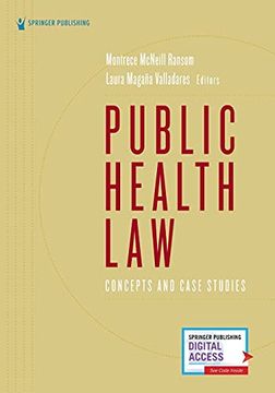 portada Public Health Law: Concepts and Case Studies (en Inglés)
