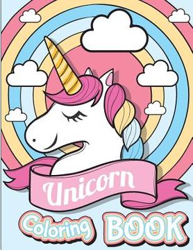 portada Unicorn coloring book: Unicorn Coloring and Activity Book for Kids (en Inglés)