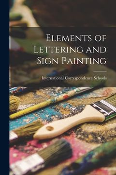 portada Elements of Lettering and Sign Painting (en Inglés)