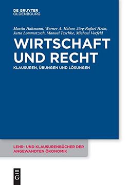 portada Wirtschaft und Recht (en Alemán)