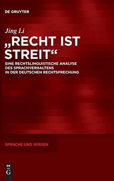 portada Recht ist Streit (in German)