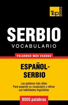 portada Vocabulario español-serbio - 9000 palabras más usadas