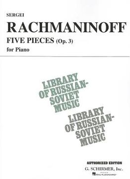 portada 5 pieces, op. 3 (vaap edition): piano solo (en Inglés)