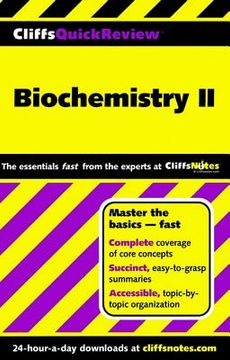 portada biochemistry ii (en Inglés)