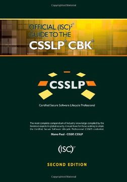 portada Official (Isc)2 Guide to the Csslp cbk ((Isc)2 Press) (in English)