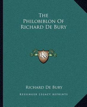 portada the philobiblon of richard de bury