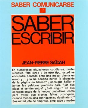 portada saber escribir (2ª edición) (in Spanish)