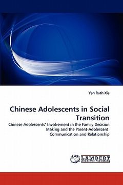 portada chinese adolescents in social transition (en Inglés)